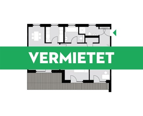 Grundriss Wohnung Typ H