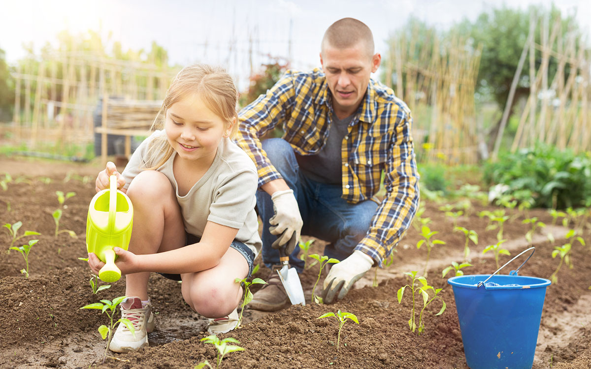 Gartenarbeit