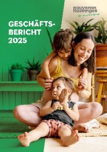 Titel des neuen Geschäftsberichts 2025 des Bauverein Rüstringen eV