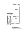 Grundriss - Ein-Zimmer-Wohnung auf Siebethsburg