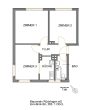 Grundriss - tom-Brok-Str. 28 b - Gemütliche Drei-Zimmer-Wohnung auf Siebethsburg!