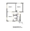 Grundriss - Drei-Zimmer-Wohnung in der Gartenstadt Siebethsburg